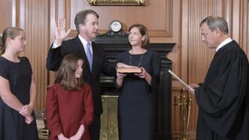 Judge Kavanaugh becomes Justice Kavanaugh and the political left attacks