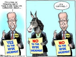 Biden Flip-Flop-Flips on Government Funded Abortions