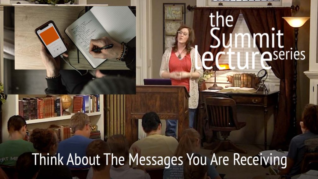 Summit Lecture Series: Think About The Messages You Are Receiving