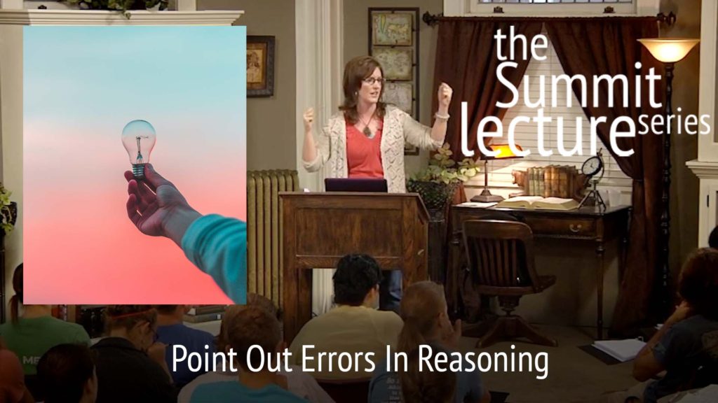 Summit Lecture Series: Point Out Errors In Reasoning